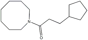 1-(azocan-1-yl)-3-cyclopentylpropan-1-one Struktur