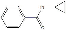 N-cyclopropylpyridine-2-carboxamide Struktur