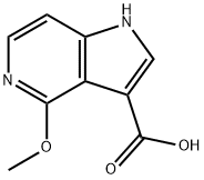 1H-Pyrrolo[3,2-c]pyridine-3-carboxylic  acid,  4-methoxy- Struktur