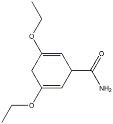 2,5-Cyclohexadiene-1-carboxamide,3,5-diethoxy-(6CI) Struktur