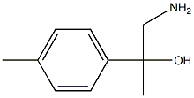 1-amino-2-(4-methylphenyl)propan-2-ol Struktur