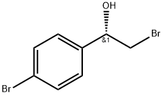 S)-2-broMo-1-(4-broMophenyl)ethanol Struktur