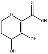 2H-Pyran-6-carboxylicacid,3,4-dihydro-4,5-dihydroxy-(6CI) Struktur