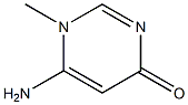 4(1H)-Pyrimidinone,6-amino-1-methyl-(6CI) Struktur