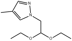 1-(2,2-ethoxyethyl)-4-methyl-1H-pyrazole Struktur