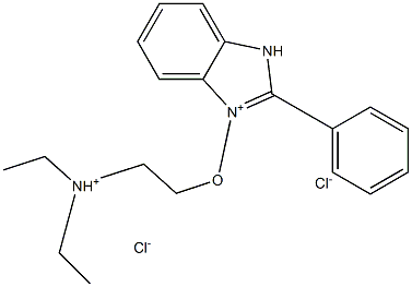 Ethanamine,N,N-diethyl-2-[(2-phenyl-1H-benzimidazol-1-yl)oxy]-, hydrochloride (1:2) Struktur