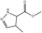 2-Pyrazoline-5-carboxylicacid,4-methyl-,methylester(6CI) Struktur