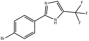 1H-IMidazole, 2-(4-broMophenyl)-5-(trifluoroMethyl)- Struktur