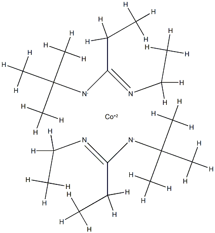 Bis(N-t-butyl-N'-ethylpropanimidamidato)cobalt(II), min. 98% (99.99%-Co) PURATREM Struktur