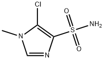 1H-Imidazole-4-sulfonamide,5-chloro-1-methyl-(9CI) Struktur