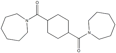 1,1'-[1,4-cyclohexanediyldi(carbonyl)]diazepane Struktur