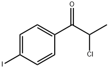 1-Propanone, 2-chloro-1-(4-iodophenyl)- Struktur