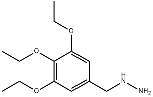 1-[(3,4,5-triethoxyphenyl)methyl]hydrazine Struktur