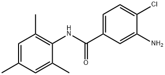 3-amino-4-chloro-N-(2,4,6-trimethylphenyl)benzamide Struktur