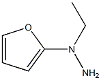 (1-(furan-2-yl)ethyl)hydrazine Struktur