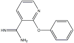 2-phenoxypyridine-3-carboxamidine Struktur