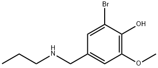 2-bromo-6-methoxy-4-[(propylamino)methyl]phenol, 1016891-93-2, 結(jié)構(gòu)式