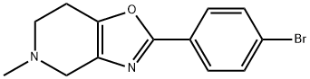 2-(4-BROMO-PHENYL)-5-METHYL-4,5,6,7-TETRAHYDRO-OXAZOLO[4,5-C]PYRIDINE Struktur