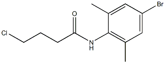 N-(4-bromo-2,6-dimethylphenyl)-4-chlorobutanamide Struktur