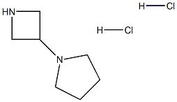 PYRROLIDINE, 1-(3-AZETIDINYL)-, DIHYDROCHLORIDE Struktur