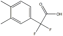 (3,4-Dimethylphenyl)-difluoroacetic acid Struktur