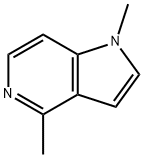 1H-Pyrrolo[3,2-c]pyridine,1,4-dimethyl-(9CI) Struktur