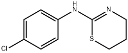 N-(4-chlorophenyl)-5,6-dihydro-4H-1,3-thiazin-2-amine Struktur