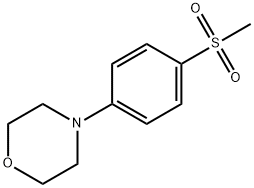 4-(4-Methanesulfonyl-phenyl)-morpholine Struktur