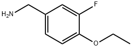 (4-ethoxy-3-fluorophenyl)methanamine Struktur