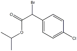 Alpha-bromo-4-chloro-benzene  acetic  acid  isopropyl  este Struktur