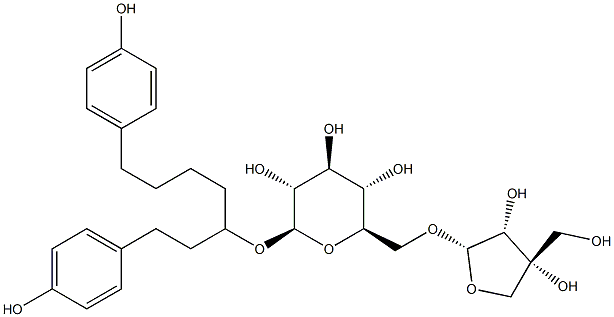 Aceroside VIII Struktur