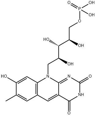 8-demethyl-8-hydroxy-5-deaza-5-carba-FMN Struktur