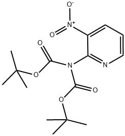 IMidodicarbonic acid, 2-(3-nitro-2-pyridinyl)-, 1,3-bis(1,1-diMethylethyl) ester Struktur