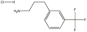 3-[3-(trifluoromethyl)phenyl]propan-1-amine hydrochloride Struktur