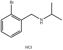 N-(2-bromobenzyl)-2-propanamine hydrochloride Struktur