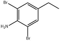 2,6-Dibromo-4-ethylaniline Struktur