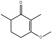 2-Cyclohexen-1-one,3-methoxy-2,6-dimethyl-(9CI) Struktur