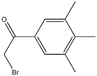 2-bromo-1-(3,4,5-trimethylphenyl) ethanone Struktur