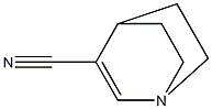 1-Azabicyclo[2.2.2]oct-2-ene-3-carbonitrile(6CI,9CI) Struktur