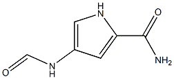 1H-Pyrrole-2-carboxamide,4-(formylamino)-(9CI) Struktur