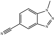 1-methyl-1H-1,2,3-benzotriazole-5-carbonitrile(SALTDATA: FREE) Struktur