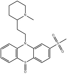 sulforidazine-5-sulfoxide Struktur