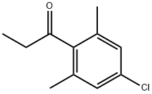 1-(4-chloro-2,6-dimethylphenyl)propan-1-one Struktur