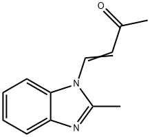 3-Buten-2-one,4-(2-methyl-1H-benzimidazol-1-yl)-(9CI) Struktur