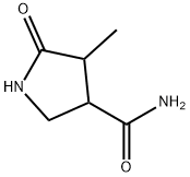 3-Pyrrolidinecarboxamide,4-methyl-5-oxo-(9CI) Struktur