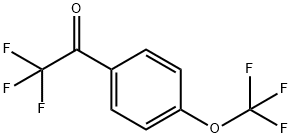 4-(Trifluoromethoxy)-2,2,2-trifluoroacetophenone Struktur