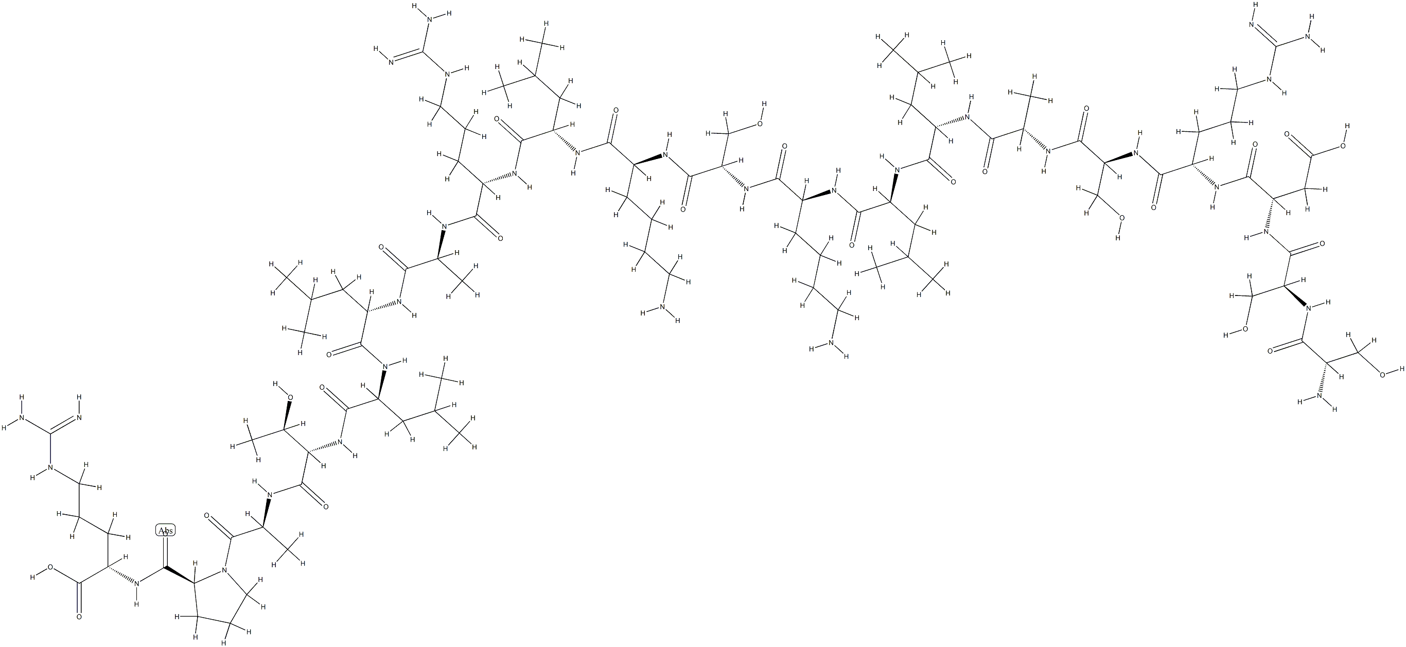 preproatrial natriuretic factor (104-123) Struktur