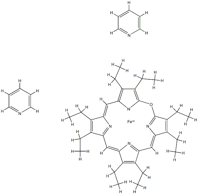 octaethylverdohemochrome Struktur