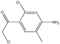 Acetophenone, 4-amino-2,2-dichloro-5-methyl- (6CI) Struktur