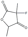 2,4(3H,5H)-Furandione,3-fluoro-3,5-dimethyl-(9CI) Struktur